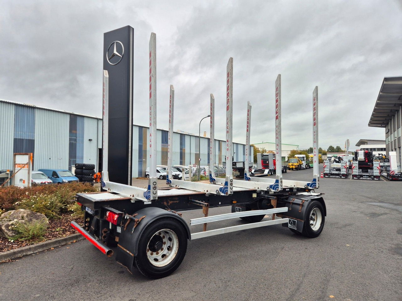 Befa 2S24LZ63 Kurzholzanhänger - Rimorchio trasporto legname: foto 2 Befa 2S24LZ63 Kurzholzanhänger - Rimorchio trasporto legname: foto 2