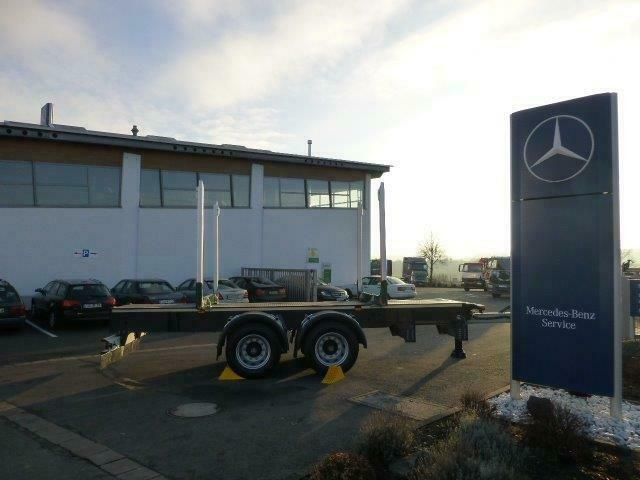 Rimorchio trasporto legname nuovo Ebert KHZA 18 Tandem-Kurzholz-Anhänger NEU: foto 7