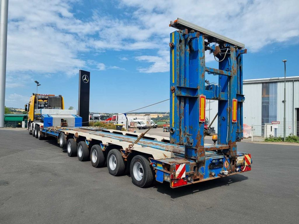 Goldhofer STZ-H6-57/80A Teleskop-Tieflader Waggontransport - Semirimorchio pianale ribassato: foto 1 Goldhofer STZ-H6-57/80A Teleskop-Tieflader Waggontransport - Semirimorchio pianale ribassato: foto 1