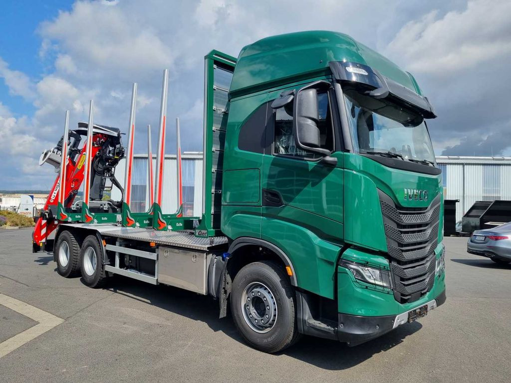 Iveco X-WAY AS300X57ZP ON+ 6x4 Palfinger Epsilon M12 Z Iveco X-WAY AS300X57ZP ON+ 6x4 Palfinger Epsilon M12 Z - Camion trasporto legname, Camion con gru: foto 2 Iveco X-WAY AS300X57ZP ON+ 6x4 Palfinger Epsilon M12 Z Iveco X-WAY AS300X57ZP ON+ 6x4 Palfinger Epsilon M12 Z - Camion trasporto legname, Camion con gru: foto 2