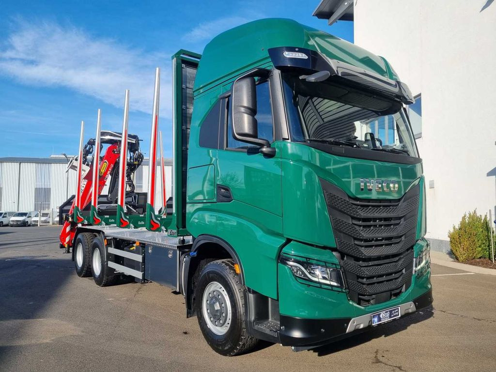 Iveco X-Way AS300X57 Z/P HR ON+ 6x4 (6x6 Hi Traction) - Camion trasporto legname, Camion con gru: foto 5 Iveco X-Way AS300X57 Z/P HR ON+ 6x4 (6x6 Hi Traction) - Camion trasporto legname, Camion con gru: foto 5