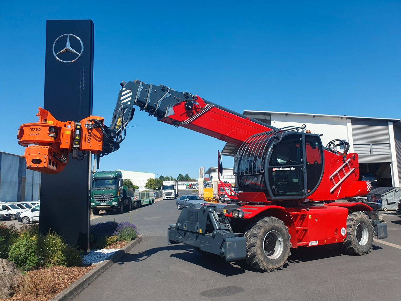 Magni RTH 6.30 SH / Fällkran / nur 1.340h / 2021 - Pala gommata: foto 1 Magni RTH 6.30 SH / Fällkran / nur 1.340h / 2021 - Pala gommata: foto 1