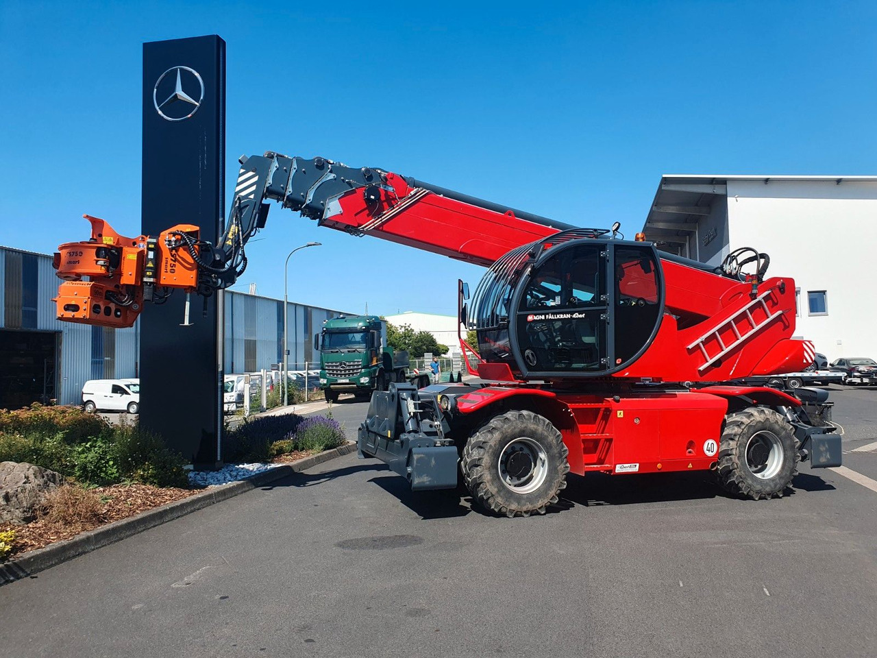 Magni RTH 6.30 SH / Fällkran / nur 1.340h / 2021 - Pala gommata: foto 2 Magni RTH 6.30 SH / Fällkran / nur 1.340h / 2021 - Pala gommata: foto 2