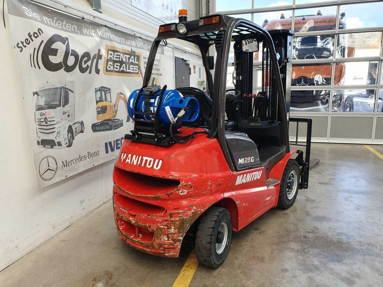 Carrello elevatore a gas Manitou MI 25 G / Triplex: 4.70m / nur 1.976h! / SS: foto 9