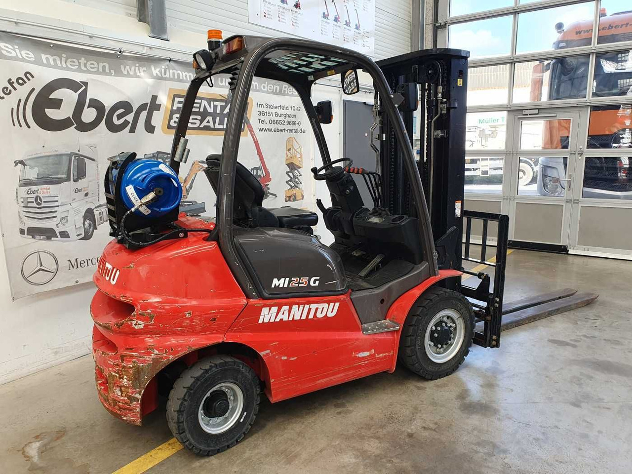 Carrello elevatore a gas Manitou MI 25 G / Triplex: 4.70m / nur 1.976h! / SS: foto 8