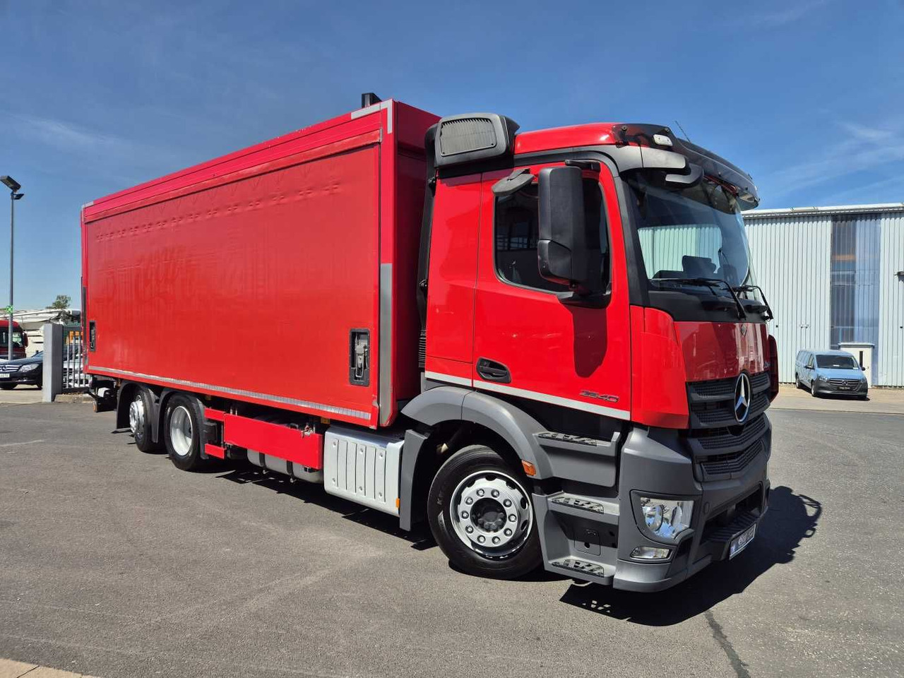 Mercedes-Benz Antos 2540 LnR 6x2 LBW Schiebeplanen AHK - Autocarro trasporto di bevande: foto 3 Mercedes-Benz Antos 2540 LnR 6x2 LBW Schiebeplanen AHK - Autocarro trasporto di bevande: foto 3