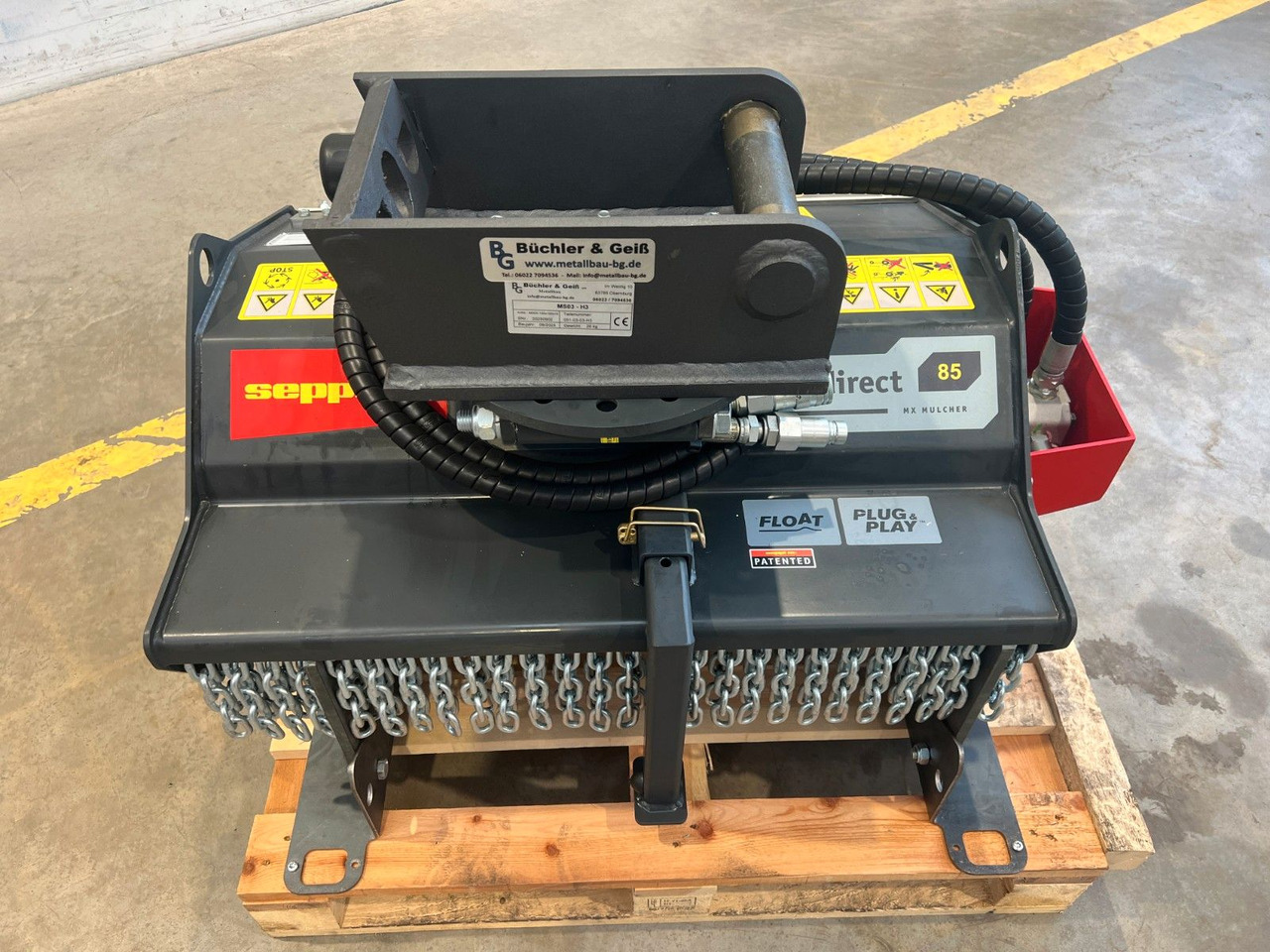 Seppi M. H3 085 direct Schlegelmulcher / lagernd - Trincia a martelli: foto 3 Seppi M. H3 085 direct Schlegelmulcher / lagernd - Trincia a martelli: foto 3