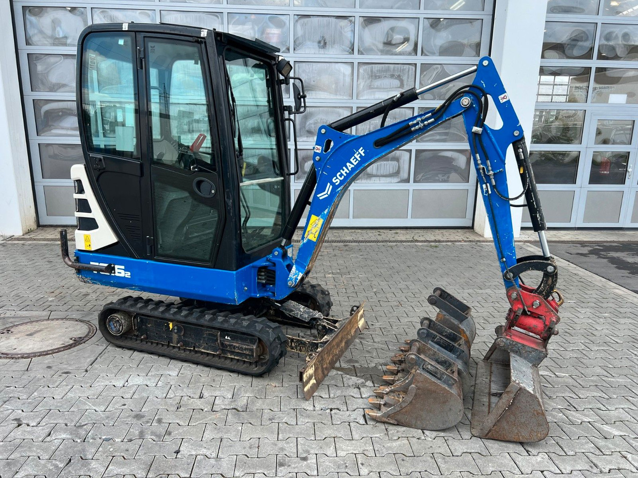 Terex TC16 / 2017 / 1.769h / Löffelpaket / Powertilt - Miniescavatore: foto 2 Terex TC16 / 2017 / 1.769h / Löffelpaket / Powertilt - Miniescavatore: foto 2