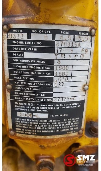 Caterpillar Occ Motor Caterpillar D333 - Motore per Camion: foto 5 Caterpillar Occ Motor Caterpillar D333 - Motore per Camion: foto 5