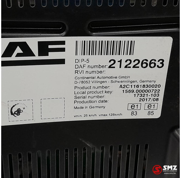 DAF Occ instrumentenpaneel DAF - Cruscotto per Camion: foto 3 DAF Occ instrumentenpaneel DAF - Cruscotto per Camion: foto 3