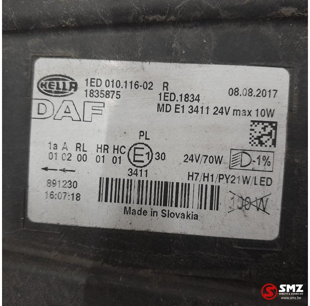 DAF Occ koplamp rechts DAF - Fanale per Camion: foto 3 DAF Occ koplamp rechts DAF - Fanale per Camion: foto 3