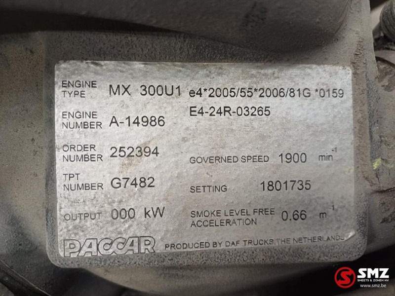 DAF Occ motor MX300KW DAF - Motore per Camion: foto 5 DAF Occ motor MX300KW DAF - Motore per Camion: foto 5