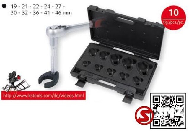 Strumento automobilistico nuovo Diversen Open opsteekringsleutelset 19-46 MM 10PCS: foto 8