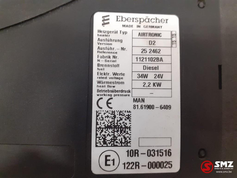 Riscaldamento/ Ventilazione per Camion MAN Occ standverwarming Airtronic D2 MAN: foto 7