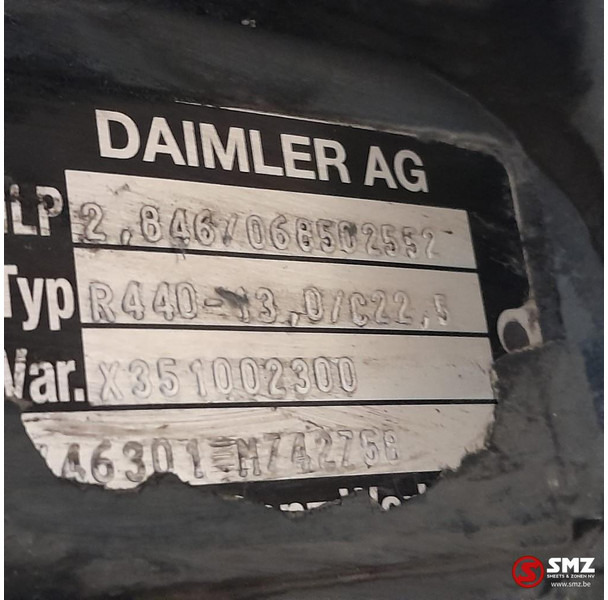 Mercedes-Benz Occ differentiëel R440-13,0/C22,5 i=2,846 Mercedes - Differenziale per Camion: foto 5 Mercedes-Benz Occ differentiëel R440-13,0/C22,5 i=2,846 Mercedes - Differenziale per Camion: foto 5
