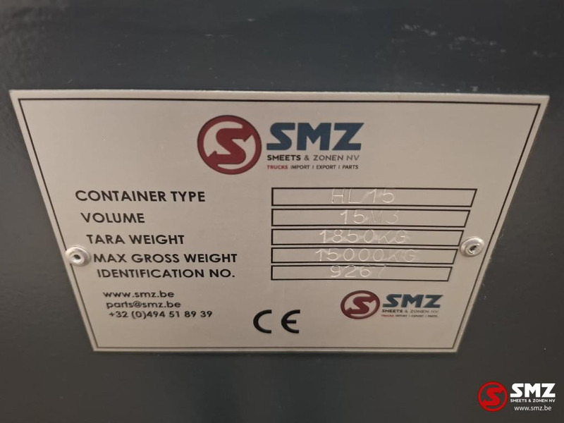 Smz Afzetcontainer SMZ 15m³ - 6000x2300x1100mm 4/3mm - Sistema scarrabili/ Multibenne: foto 2 Smz Afzetcontainer SMZ 15m³ - 6000x2300x1100mm 4/3mm - Sistema scarrabili/ Multibenne: foto 2