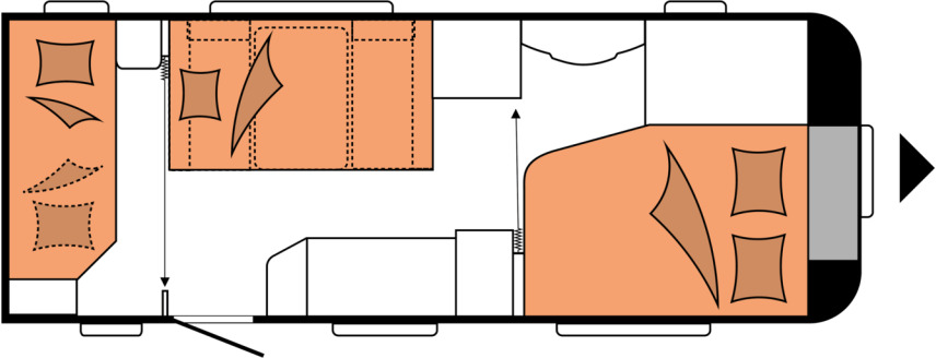 DE LUXE 540 KMFe - Caravan: foto 2 DE LUXE 540 KMFe - Caravan: foto 2