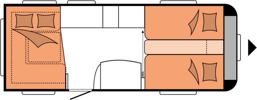DE LUXE 540 UL - Caravan: foto 2 DE LUXE 540 UL - Caravan: foto 2