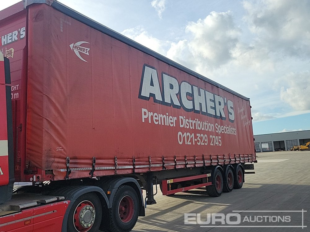 2006 Schmidtz Tri Axle Curtainsider Trailer - Semirimorchio centinato: foto 1 2006 Schmidtz Tri Axle Curtainsider Trailer - Semirimorchio centinato: foto 1