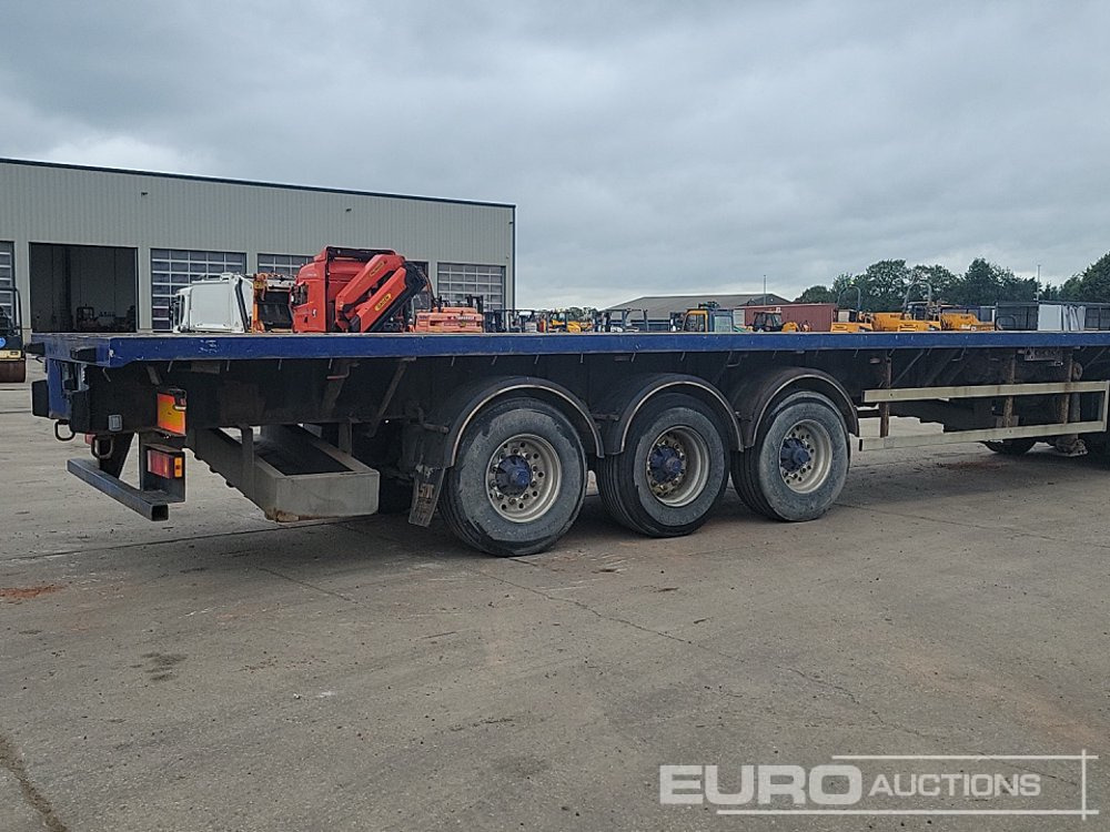 2007 SDC Trailer Tri Axle Extendable Flatbed Trailer, Twist Locks, Rear Steer - Semirimorchio cassonato/ Pianale: foto 5 2007 SDC Trailer Tri Axle Extendable Flatbed Trailer, Twist Locks, Rear Steer - Semirimorchio cassonato/ Pianale: foto 5