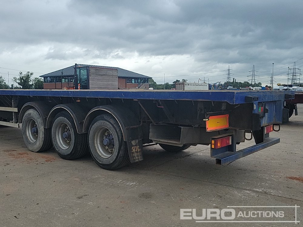 2007 SDC Trailer Tri Axle Extendable Flatbed Trailer, Twist Locks, Rear Steer - Semirimorchio cassonato/ Pianale: foto 3 2007 SDC Trailer Tri Axle Extendable Flatbed Trailer, Twist Locks, Rear Steer - Semirimorchio cassonato/ Pianale: foto 3