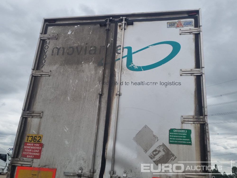 Semirimorchio frigorifero 2008 Gray & Adams Tri Axle Refrigeration Trailer: foto 16