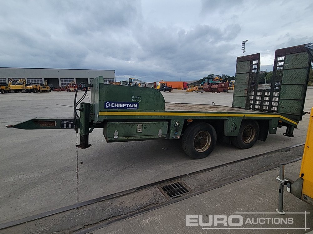 2010 Cheiftan Twin Axle Draw Bar Plant Trailer, Air Braes, Hydraulic Ramp - Rimorchio trasporto macchine operatrici: foto 2 2010 Cheiftan Twin Axle Draw Bar Plant Trailer, Air Braes, Hydraulic Ramp - Rimorchio trasporto macchine operatrici: foto 2