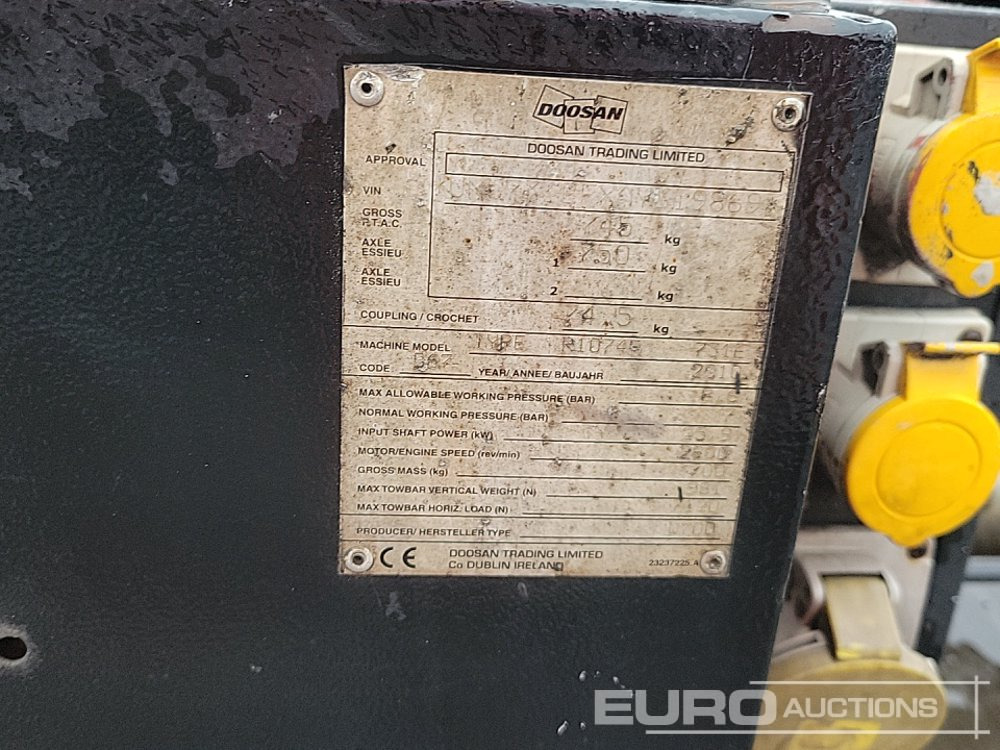 Compressore d'aria 2010 Doosan 731E: foto 28