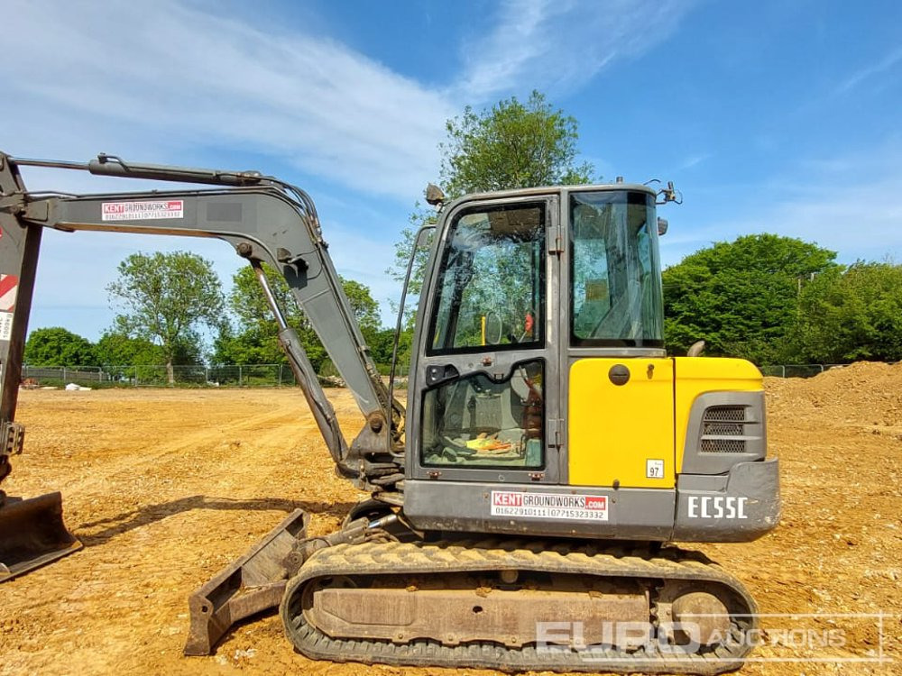 2010 Volvo EC55C - Miniescavatore: foto 1 2010 Volvo EC55C - Miniescavatore: foto 1