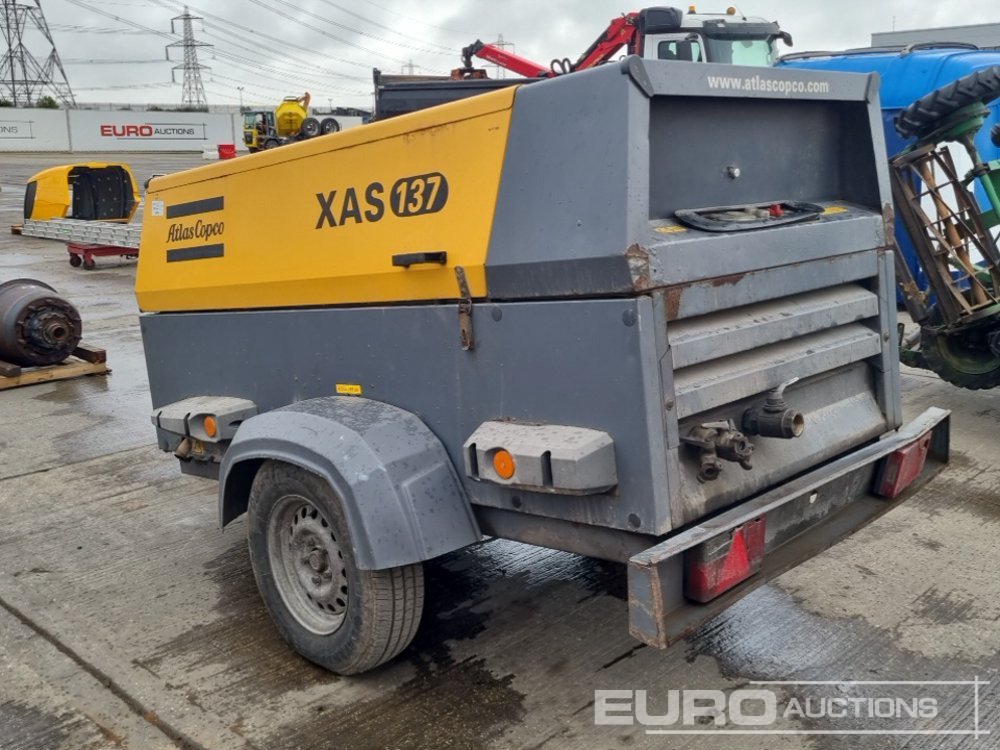 2012 Atlas Copco XAS 137 - Compressore d'aria: foto 3 2012 Atlas Copco XAS 137 - Compressore d'aria: foto 3