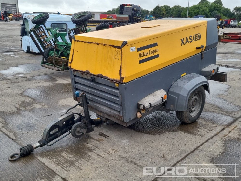 2012 Atlas Copco XAS 137 - Compressore d'aria: foto 1 2012 Atlas Copco XAS 137 - Compressore d'aria: foto 1
