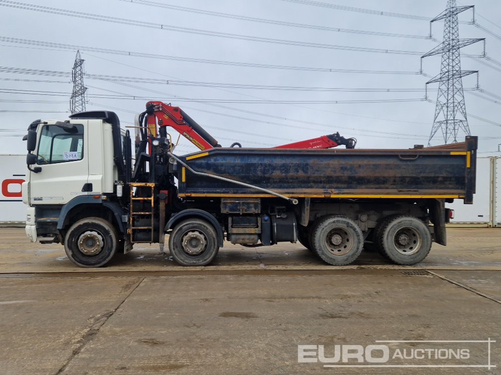 2012 DAF 85.360 - Autocarro ribaltabile, Camion con gru: foto 2 2012 DAF 85.360 - Autocarro ribaltabile, Camion con gru: foto 2
