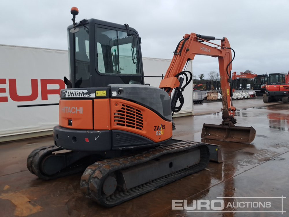 2013 Hitachi ZX52U-3 CLR - Miniescavatore: foto 5 2013 Hitachi ZX52U-3 CLR - Miniescavatore: foto 5