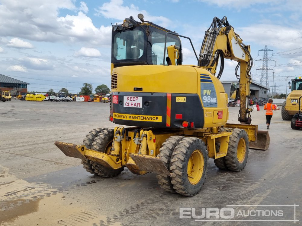 2013 Komatsu PW98MR-8 - Escavatore gommato: foto 5 2013 Komatsu PW98MR-8 - Escavatore gommato: foto 5