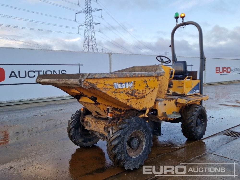 2013 Thwaites 3 Ton Swivel Skip Dumper, Roll Bar - Mini dumper: foto 1 2013 Thwaites 3 Ton Swivel Skip Dumper, Roll Bar - Mini dumper: foto 1