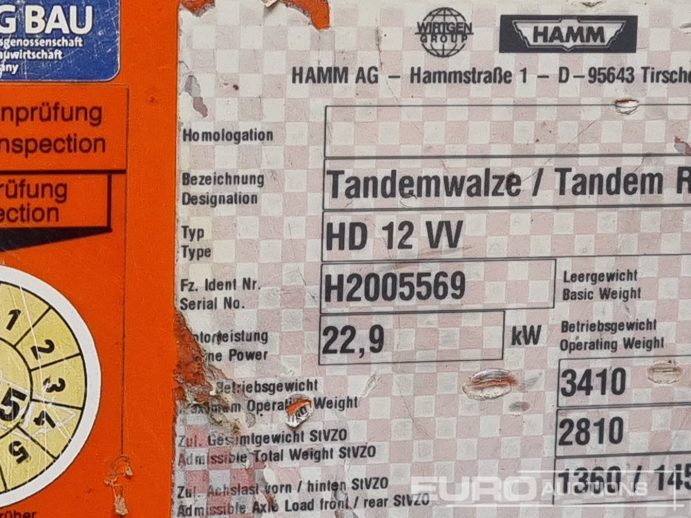 Rullo 2014 Hamm HD 12 VV: foto 38