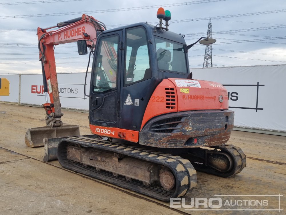 2014 Kubota KX080-4 - Miniescavatore: foto 3 2014 Kubota KX080-4 - Miniescavatore: foto 3