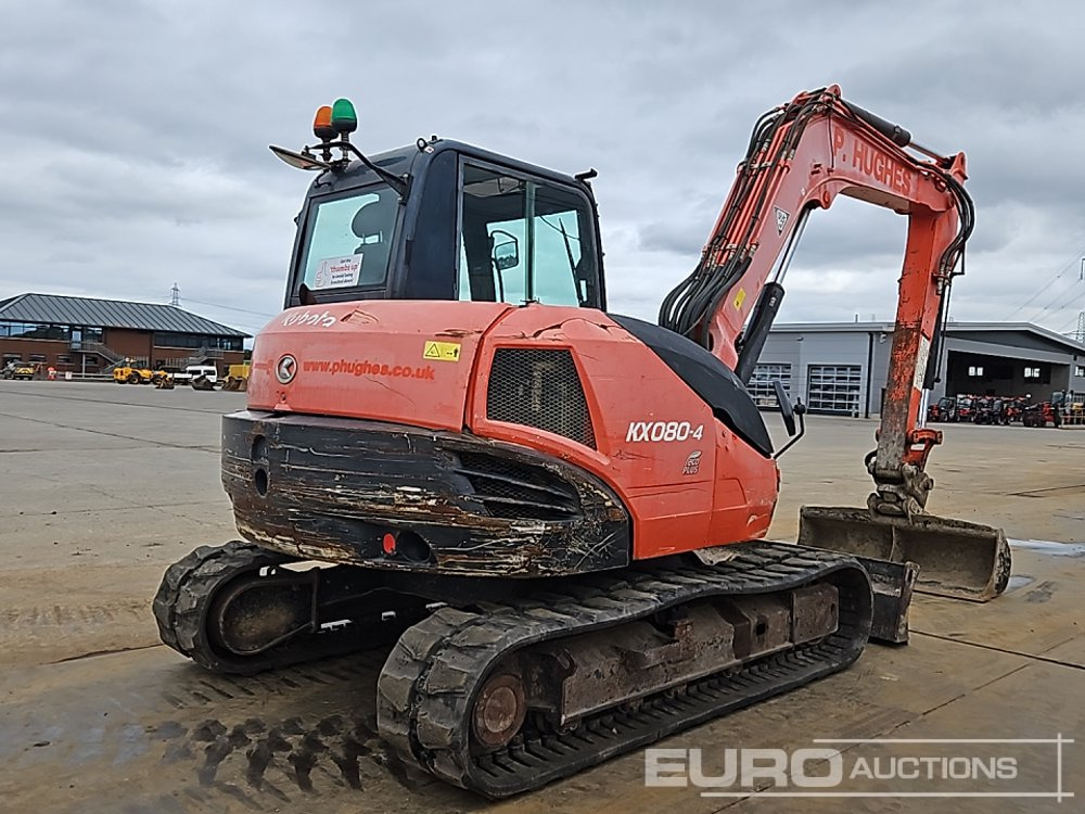 2014 Kubota KX080-4 - Miniescavatore: foto 5 2014 Kubota KX080-4 - Miniescavatore: foto 5