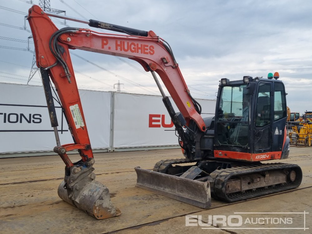2014 Kubota KX080-4 - Miniescavatore: foto 1 2014 Kubota KX080-4 - Miniescavatore: foto 1