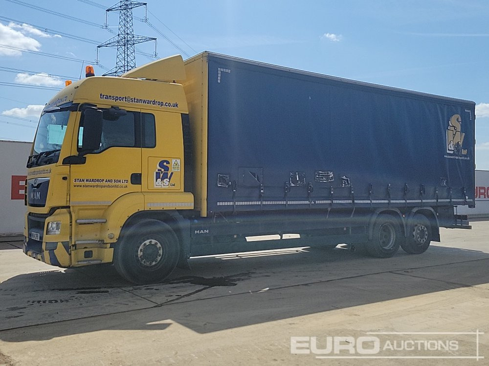 2014 MAN TGS 26.400 - Camion centinato: foto 1 2014 MAN TGS 26.400 - Camion centinato: foto 1