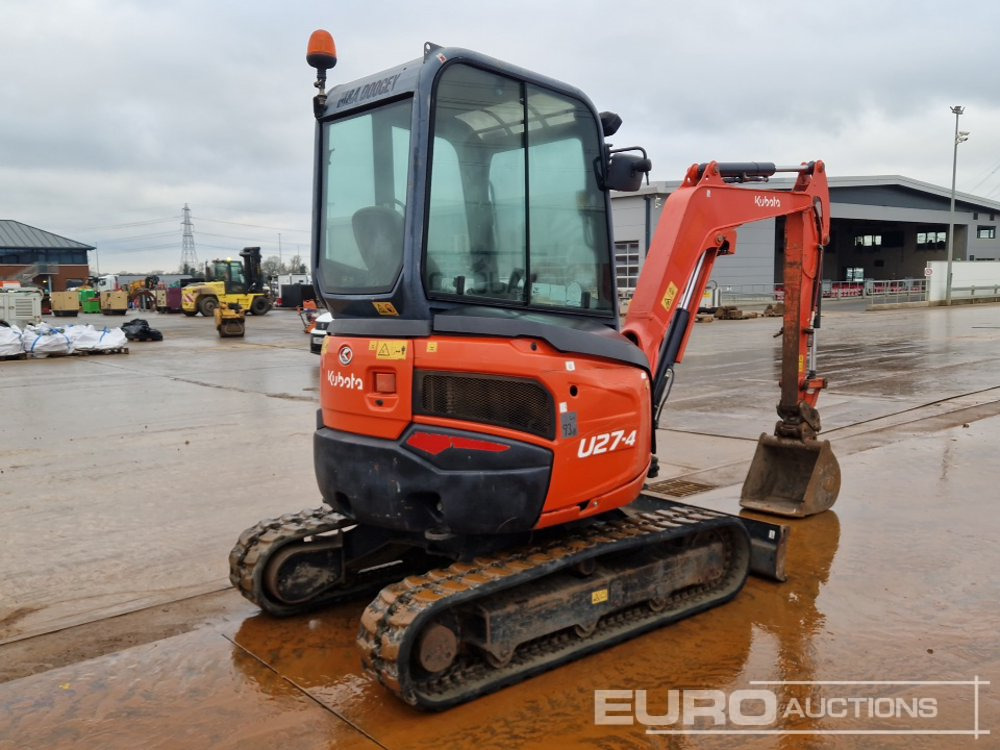 2015 Kubota U27-4 - Miniescavatore: foto 5 2015 Kubota U27-4 - Miniescavatore: foto 5