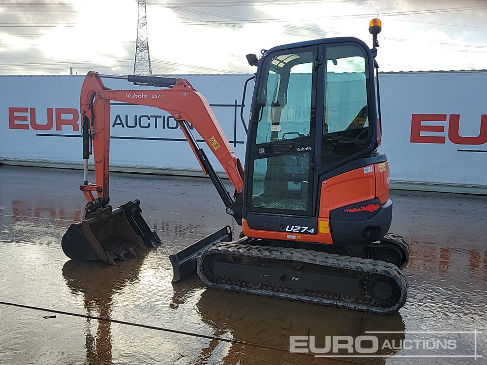 2015 Kubota U27-4 - Miniescavatore: foto 3 2015 Kubota U27-4 - Miniescavatore: foto 3