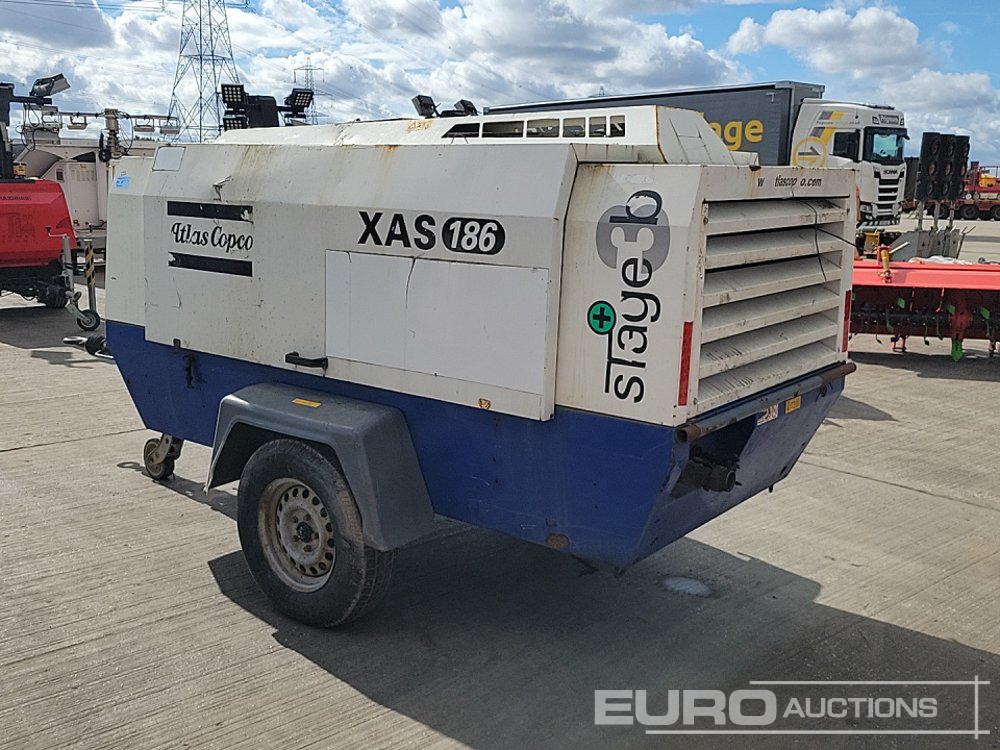 2016 Atlas Copco XAS186 - Compressore d'aria: foto 3 2016 Atlas Copco XAS186 - Compressore d'aria: foto 3