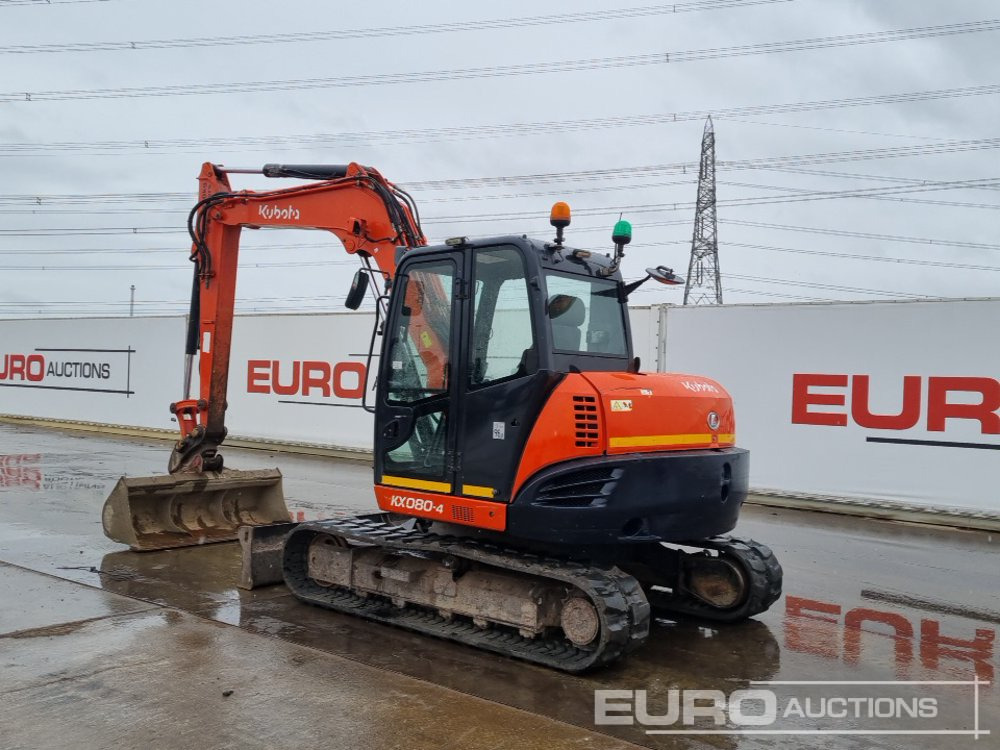 2016 Kubota KX080-4 - Miniescavatore: foto 3 2016 Kubota KX080-4 - Miniescavatore: foto 3