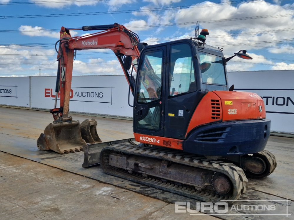 2016 Kubota KX080-4 - Miniescavatore: foto 3 2016 Kubota KX080-4 - Miniescavatore: foto 3