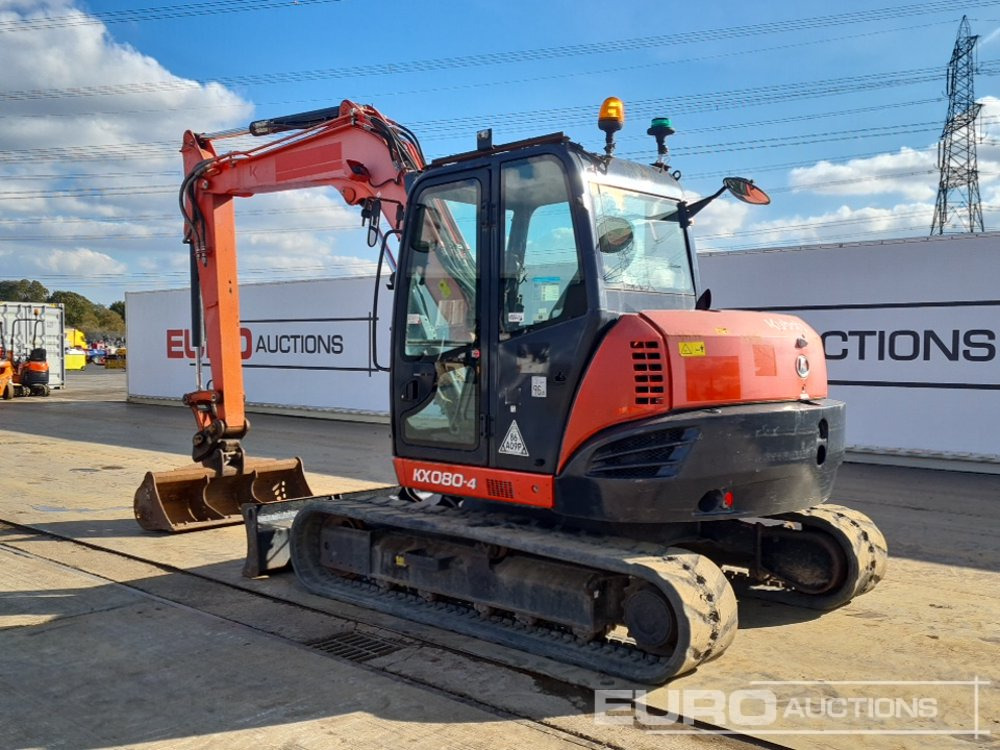 2016 Kubota KX080-4 - Miniescavatore: foto 3 2016 Kubota KX080-4 - Miniescavatore: foto 3