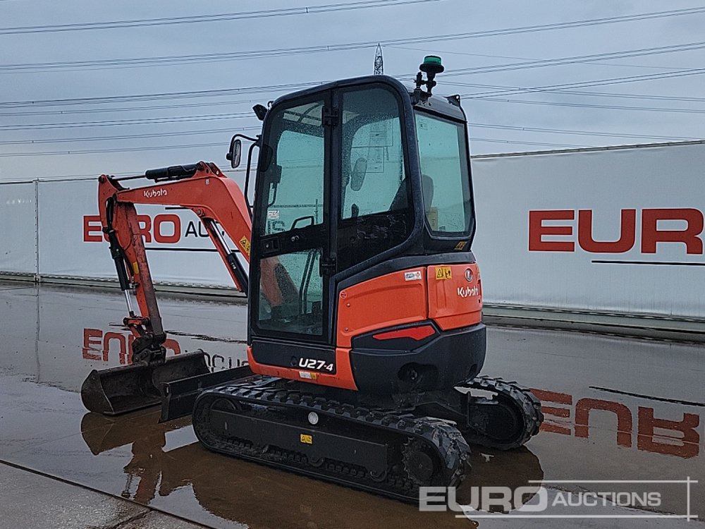 2016 Kubota U27-4 - Miniescavatore: foto 3 2016 Kubota U27-4 - Miniescavatore: foto 3