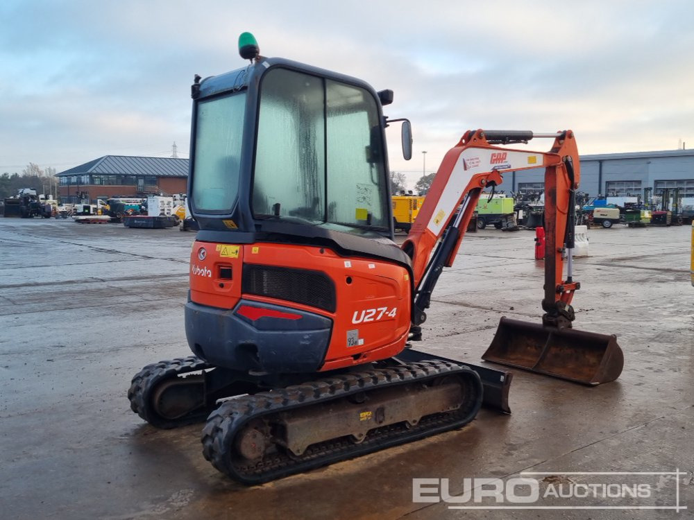 2016 Kubota U27-4 - Miniescavatore: foto 5 2016 Kubota U27-4 - Miniescavatore: foto 5