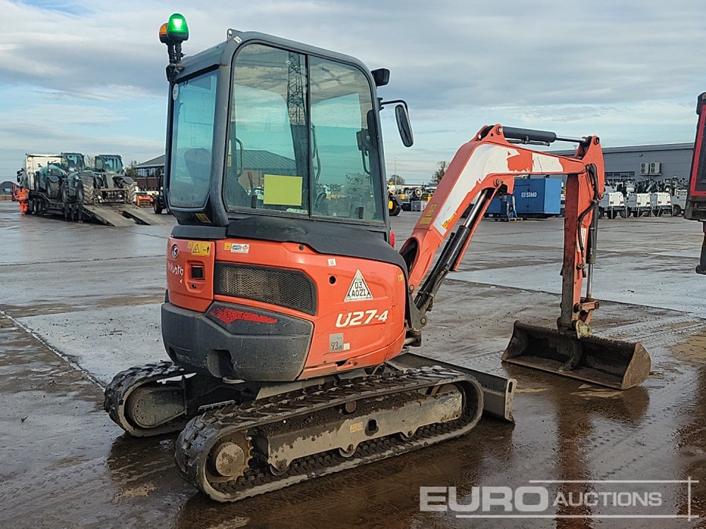 2016 Kubota U27-4 - Miniescavatore: foto 5 2016 Kubota U27-4 - Miniescavatore: foto 5