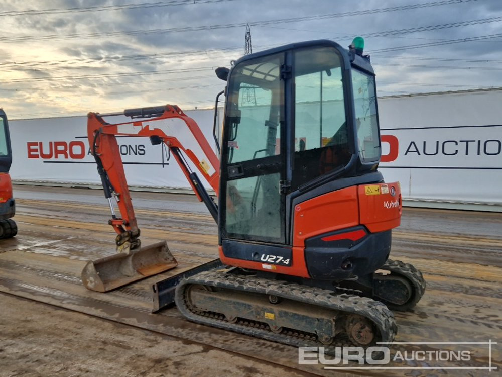 2016 Kubota U27-4 - Miniescavatore: foto 3 2016 Kubota U27-4 - Miniescavatore: foto 3